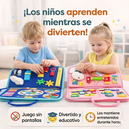 Kiddora™ Bolsa de Actividades Montessori | 8 en 1