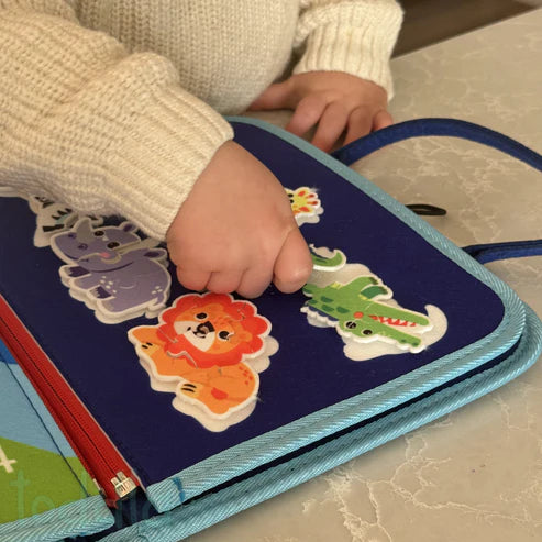 Kiddora™ Bolsa de Actividades Montessori | 8 en 1